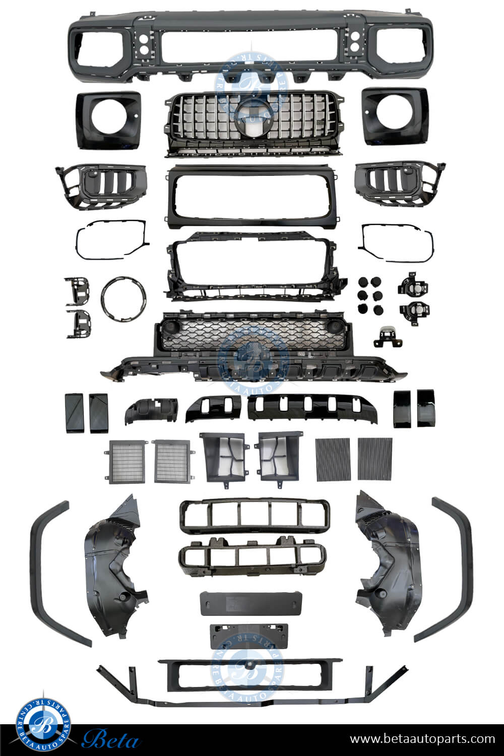 Mercedes G-Class W465 G500 Body Kit Upgrade to AMG G63 Look Mercedes G-Class W465 G500 Body Kit Upgrade to AMG G63 Look